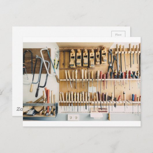 Tools DIY Enthusiasten Vater Vathers Day Postkarte (Vorne/Hinten)