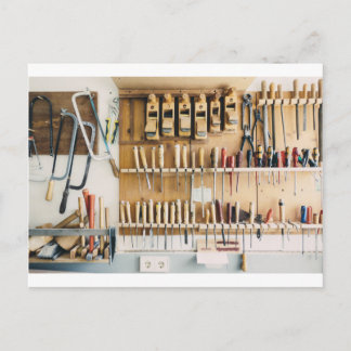 Tools DIY Enthusiasten Vater Vathers Day Postkarte