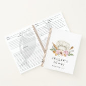 Tools für benutzerdefinierte Aquarellbaker Vorlage Notizblock (Innenseite)