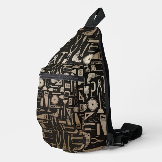 Tools für Black & Gold Workshop Crossbody Bag (Rechte Ecke)