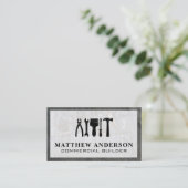 Tools für Carpentry Handyman Visitenkarte (Stehend Vorderseite)