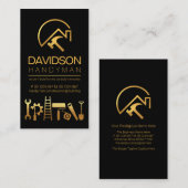 Tools für Creative Gold Handyman Visitenkarte (Vorne/Hinten)