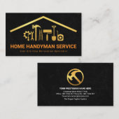 Tools für Creative Gold Rooftop Handyman Visitenkarte (Vorne/Hinten)