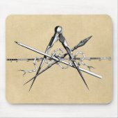 Tools für die Erstellung traditioneller Architektu Mousepad (Vorne)