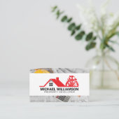 Tools für echte Anwesen-Carpentry | Blueprints Visitenkarte (Stehend Vorderseite)