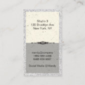 Tools für Haarstifte | Glitzer Extravagant Visitenkarte (Rückseite)