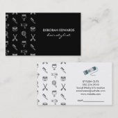 Tools für Haarstifte Visitenkarte (Vorne/Hinten)