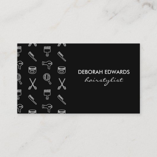Tools für Haarstifte Visitenkarte (Vorderseite)
