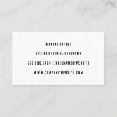 Tools für Haarstifte Visitenkarte (Rückseite)