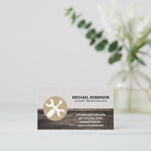 Tools für Hardware-Gebäude Visitenkarte (Stehend Vorderseite)