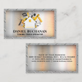 Tools für House-Hardware | Steel Metallic Visitenkarte (Vorne/Hinten)