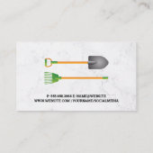 Tools für Landschaftsarchitektur Visitenkarte (Rückseite)