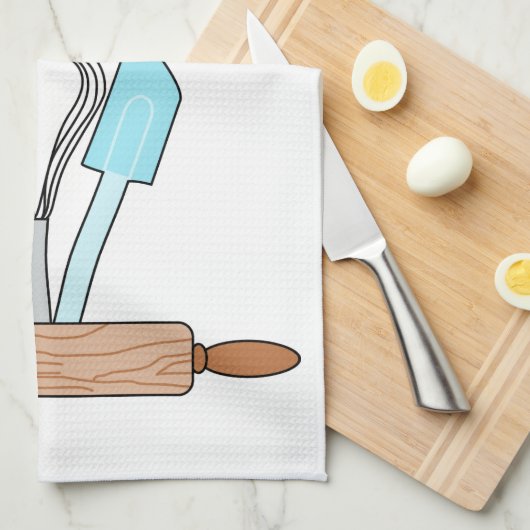 Tools für personalisierte Bäcker Geschirrtuch (Viertel Falte)