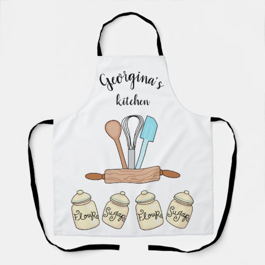 Tools für personalisierte Bäcker Schürze (Vorderseite)