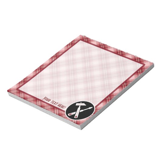 Tools für Red Kariert Carrier Notizblock (Rotiert)