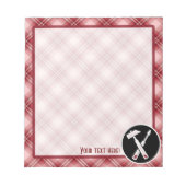 Tools für Red Kariert Carrier Notizblock (Vorderseite)