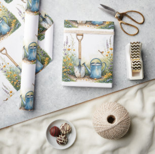 Tools für Wasserfarben Gartengarten Geschenkpapier