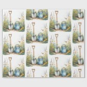 Tools für Wasserfarben Gartengarten Geschenkpapier (Flach)