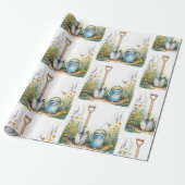 Tools für Wasserfarben Gartengarten Geschenkpapier (Ungerollt)