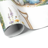 Tools für Wasserfarben Gartengarten Geschenkpapier (Rolleneckpunkt)