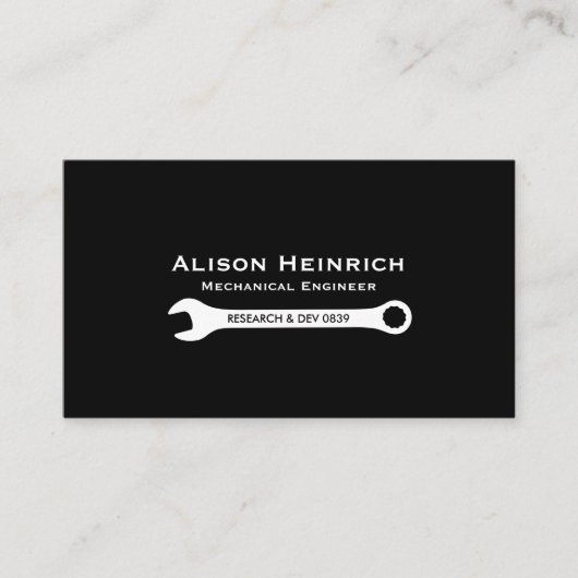 Tools für Wrench Hardware Visitenkarte (Vorderseite)