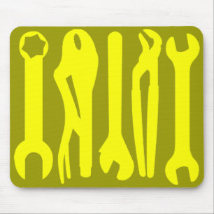 Tools - Gelbtöne Mousepad