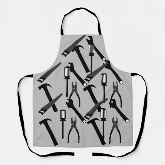 Tools Hammer Saw Garage Schürze (Vorderseite)