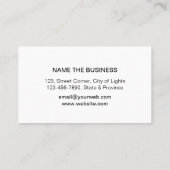 Tools Handyman Mechanic Auto Carpenter Industry Visitenkarte (Rückseite)