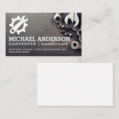 Tools in Tabelle | Logo für Schraubenschlüssel Visitenkarte (Vorne/Hinten)