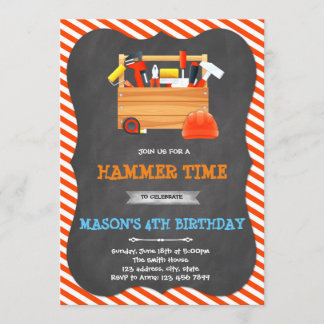 Tools Junge Geburtstagseinladung Einladung