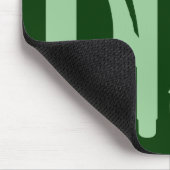 Tools - Light Green on Dark Green Mousepad (Ecke)
