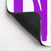 Tools - Lila auf Weiß Mousepad (Ecke)