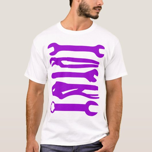 Tools - Lila T-Shirt (Vorderseite)