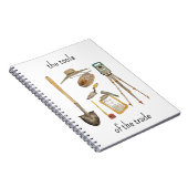 Tools of the Trade Archaeology Notebook Notizblock (Rechte Seite)