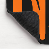 Tools - Orange auf Schwarz Mousepad (Ecke)
