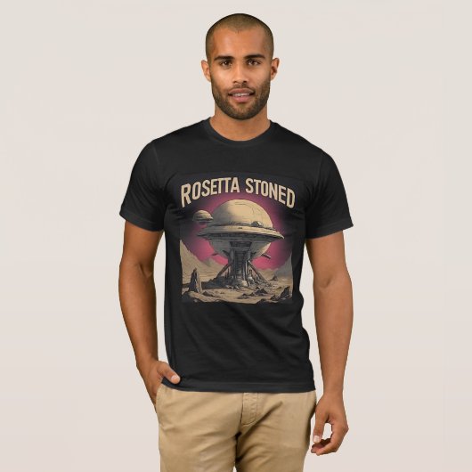 Tool's Rosetta Stoned - Retro Sci-Fi Comic Art T-Shirt (Vorne ganz)