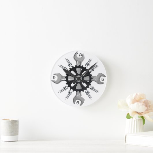 Tools Runde Wanduhr (Zuhause)