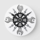 Tools Runde Wanduhr (Vorderseite)