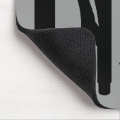 Tools - Schwarz auf Grau Mousepad (Ecke)