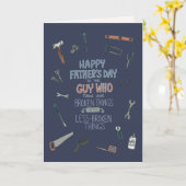 Tools und Broken Things Day Vater Karte (Gelbe Blume)