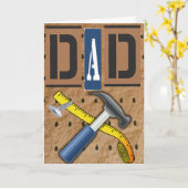 Tools Vater Happy Vatertag Card Karte (Gelbe Blume)