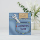 Tools Vatertag-Party Einladungen (Stehend Vorderseite)