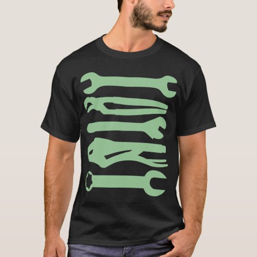 Tools - verblasst grün T-Shirt (Vorderseite)