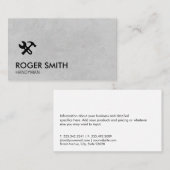 Tools Visitenkarte (Vorne/Hinten)