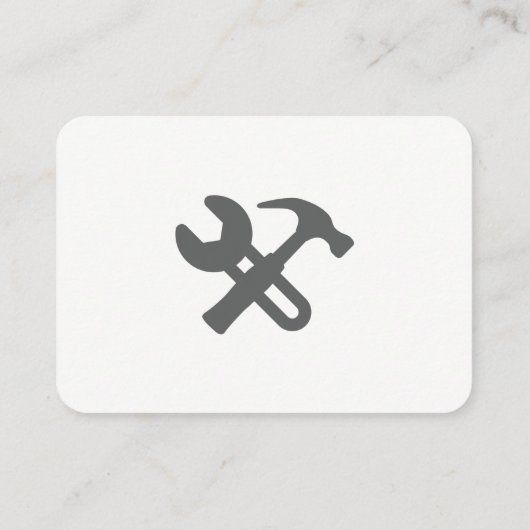 Tools Visitenkarte (Rückseite)