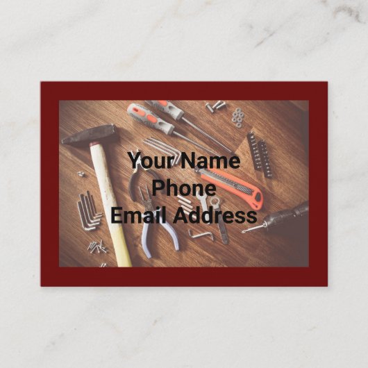 Tools Visitenkarte (Vorderseite)