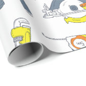 Tools Wrapper Geschenkpapier (Rolleneckpunkt)