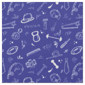 Tools zum Vater von Vätern auf Blueprint Blue Stoff (Nahaufnahme)