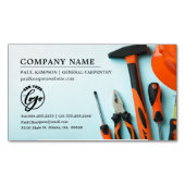 Toolset anpassen | Handyman Construction Themed Magnetische Visitenkarte (Vorderseite)