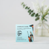 Toolset anpassen | Handyman Services angeboten Quadratische Visitenkarte (Stehend Vorderseite)